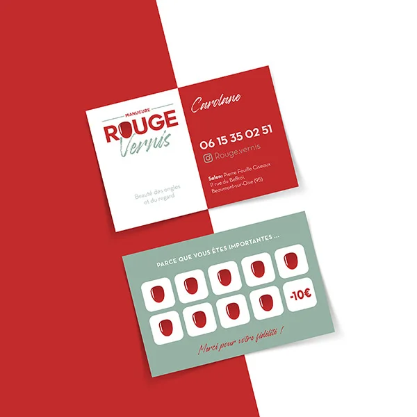 Communication du salon Rouge Vernis