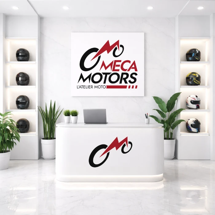 Création de Logo Garage Moto | Meca Motors par La Petite Boite De .Com