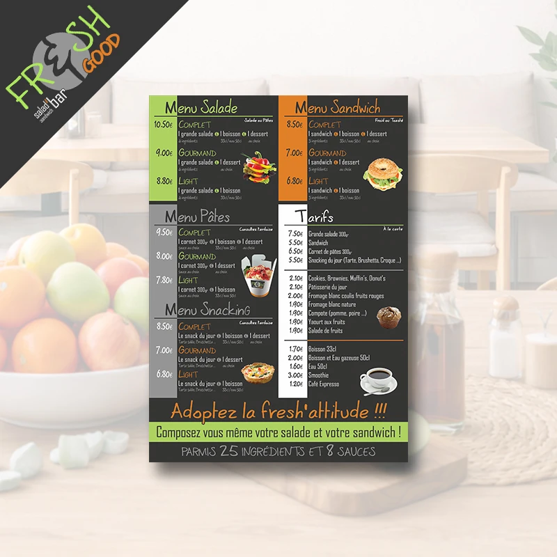 Signalétique & Menu extérieur : Capter l'attention pour Fresh & Good
